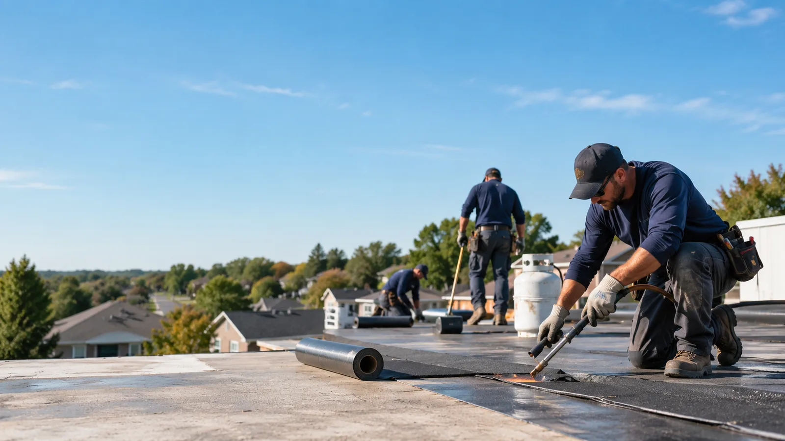 Flat Roof Leak Repair providers in Cornell, IL